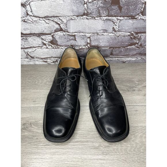 Bally Sailor Black Leather Oxfords Lace Up Dress Shoes Men’s Sz 10.5D US/44EU main image 6